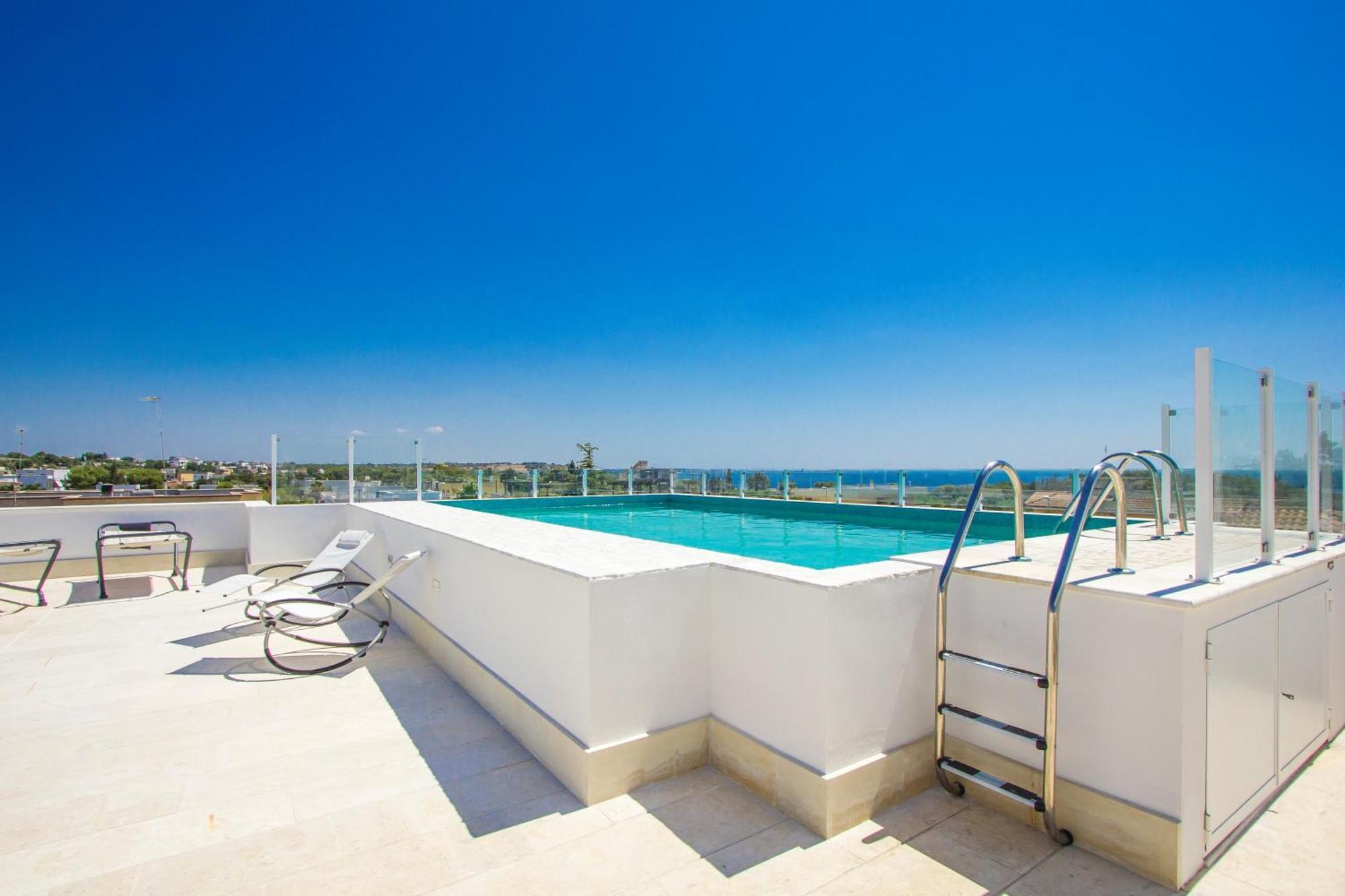 Aparthotel Residence Ludovica - Piscina Panoramica Vista Mare Santa Maria al Bagno Exteriér fotografie