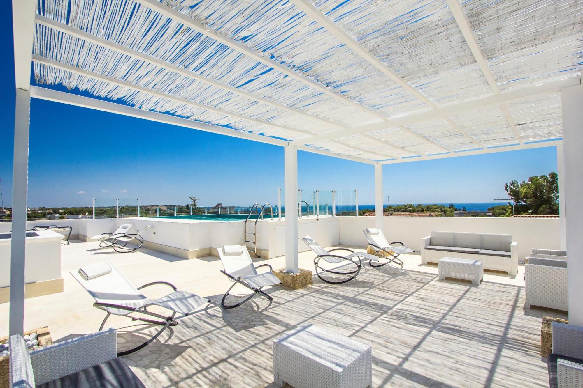 Aparthotel Residence Ludovica - Piscina Panoramica Vista Mare Santa Maria al Bagno Exteriér fotografie