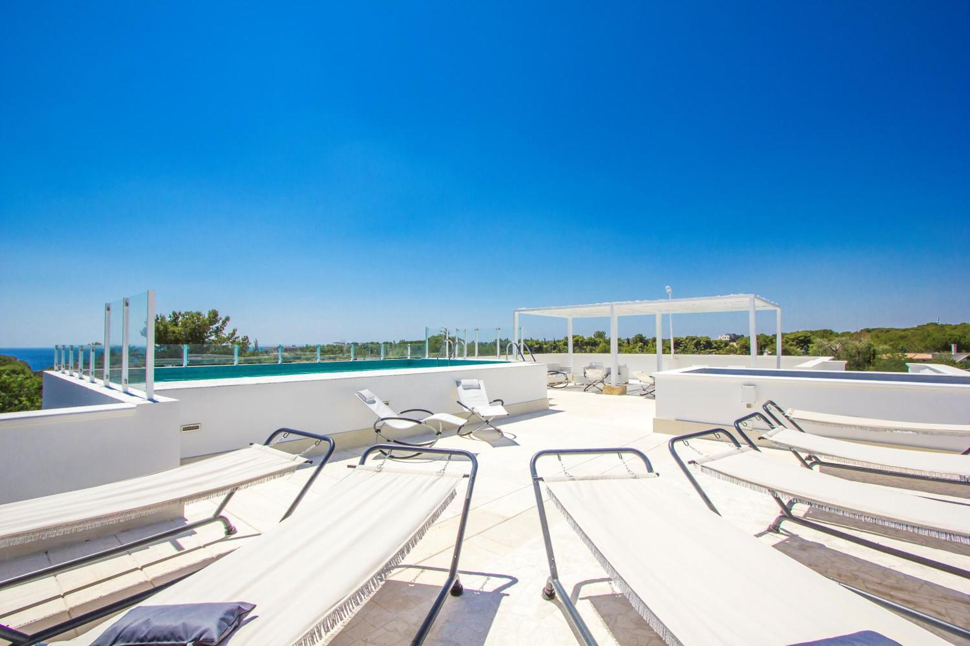 Aparthotel Residence Ludovica - Piscina Panoramica Vista Mare Santa Maria al Bagno Exteriér fotografie